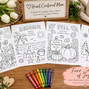 Free Printable Four Seasons Coloring Book